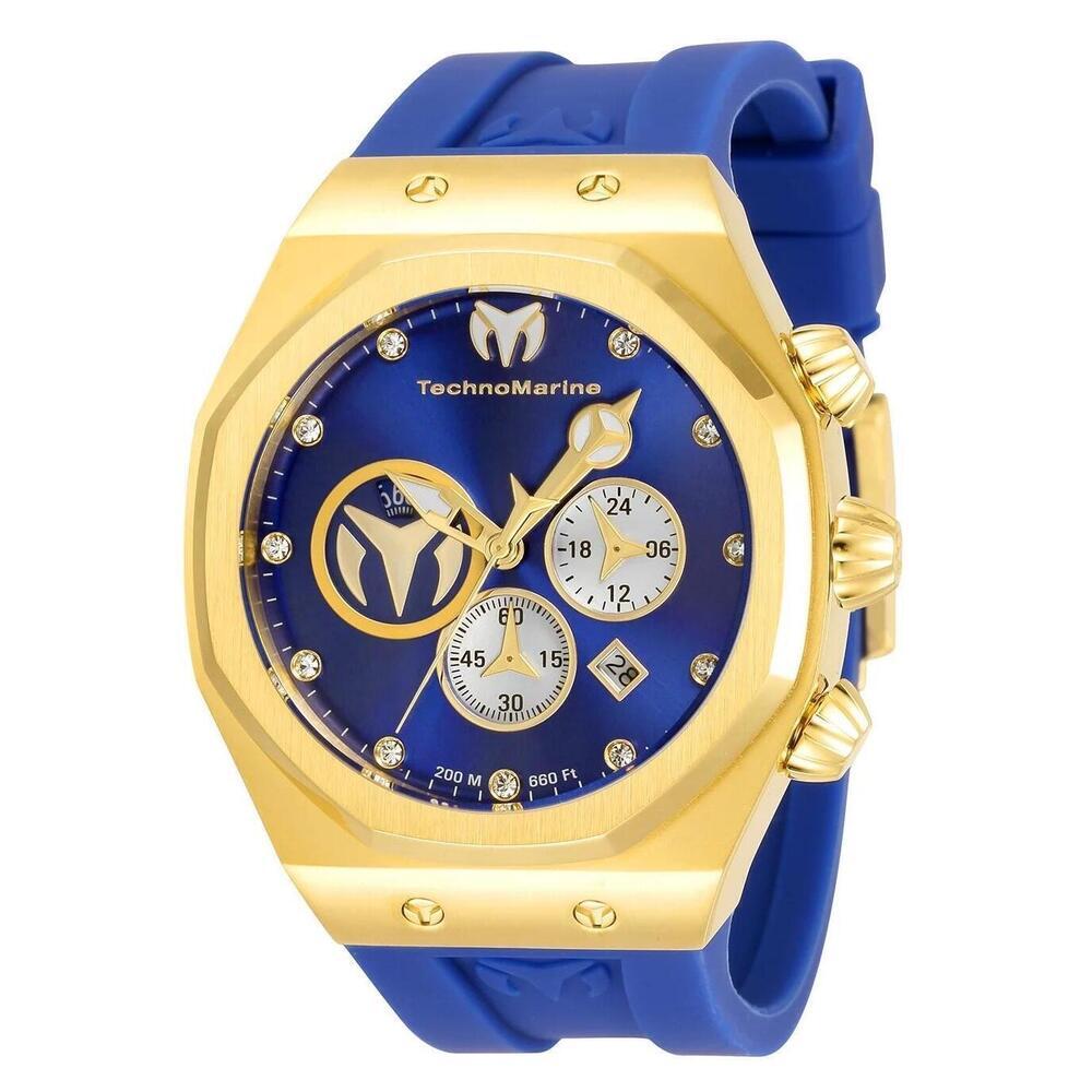 NWT TechnoMarine TM-520003 Reef | Chronograph | Gold | Men's Watch